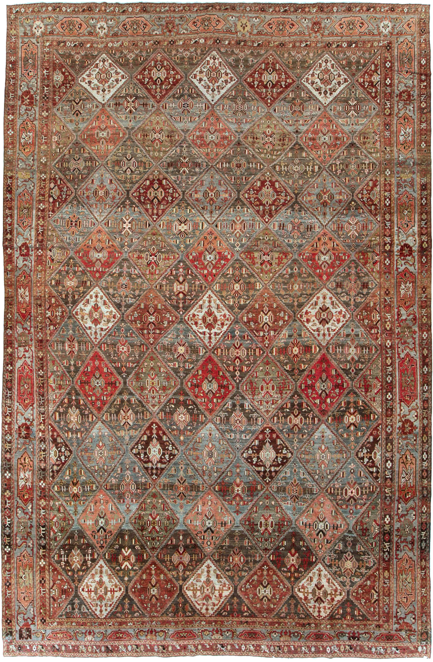 Antique Persian Afshar Carpet, No.23602 - Gss