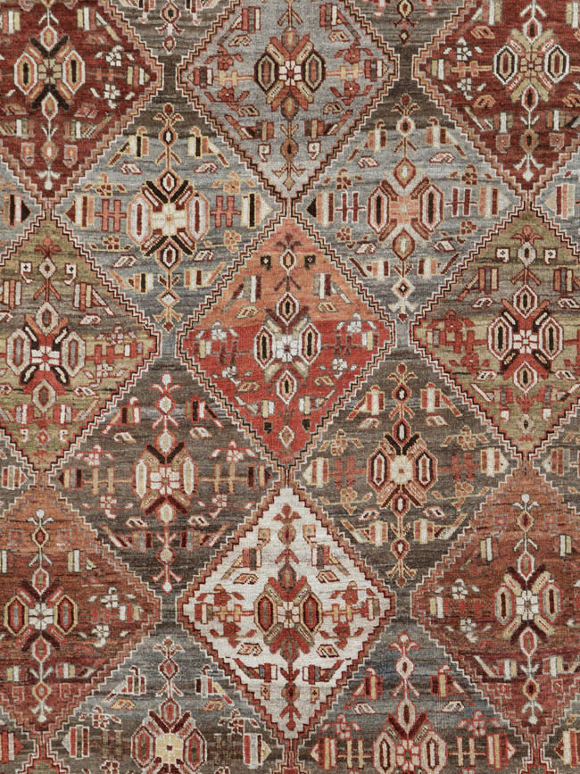 Antique Persian Afshar Carpet, No.23602 - Gss