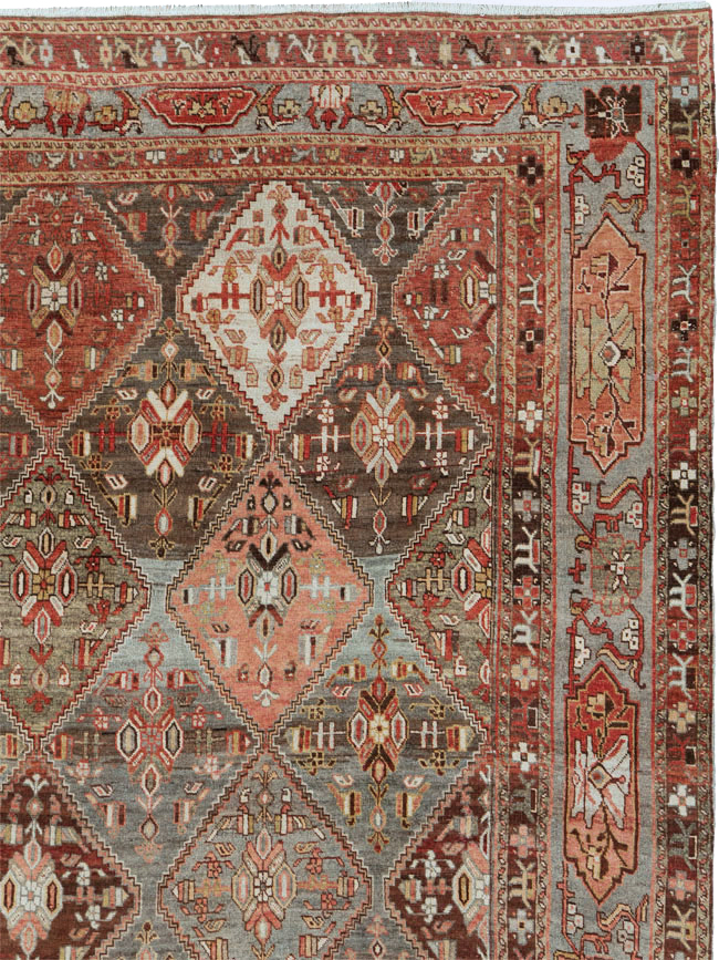 Antique Persian Afshar Carpet, No.23602 - Gss