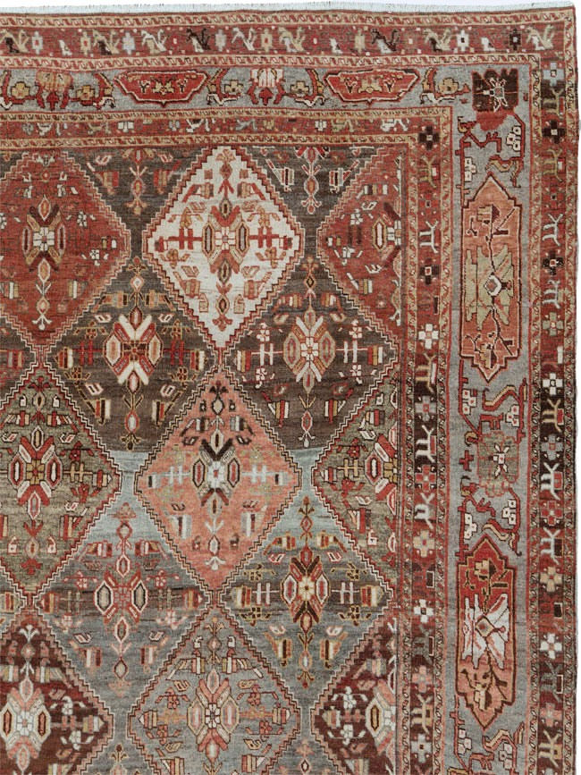 Antique Persian Afshar Carpet, No.23602 - Gss