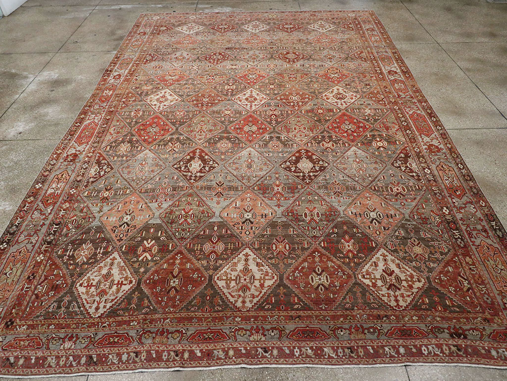 Antique Persian Afshar Carpet, No.23602 - Gss