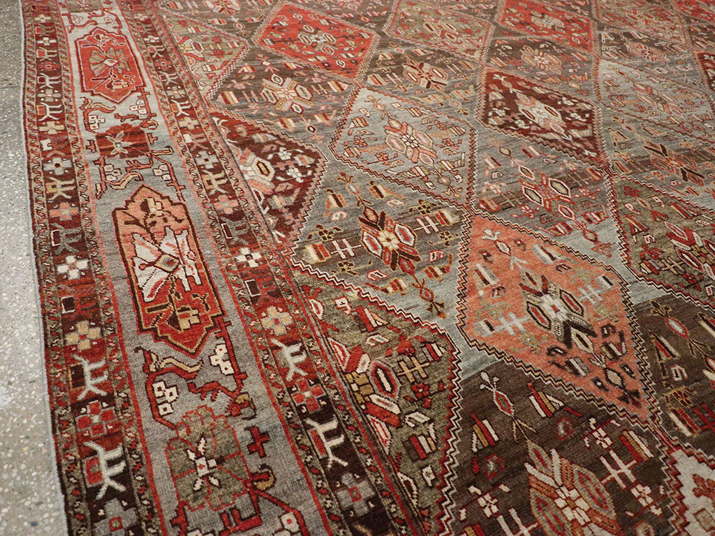 Antique Persian Afshar Carpet, No.23602 - Gss