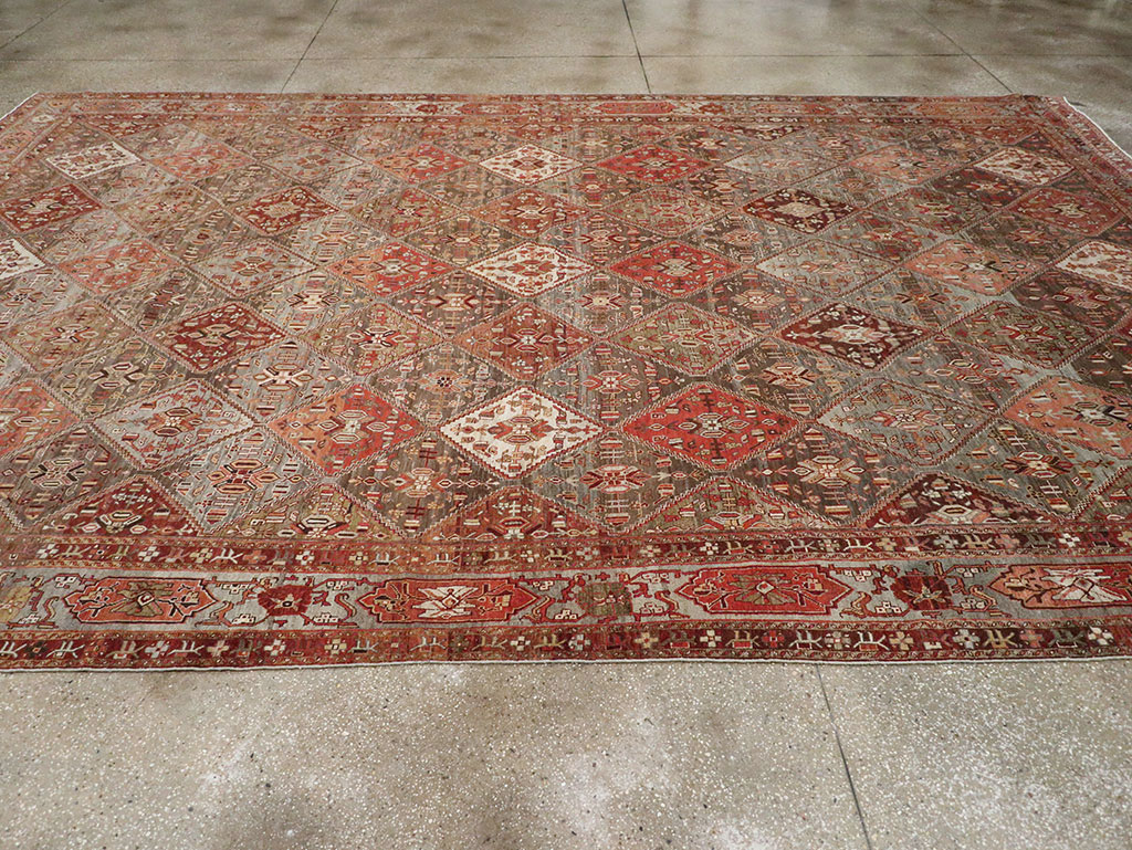 Antique Persian Afshar Carpet, No.23602 - Gss