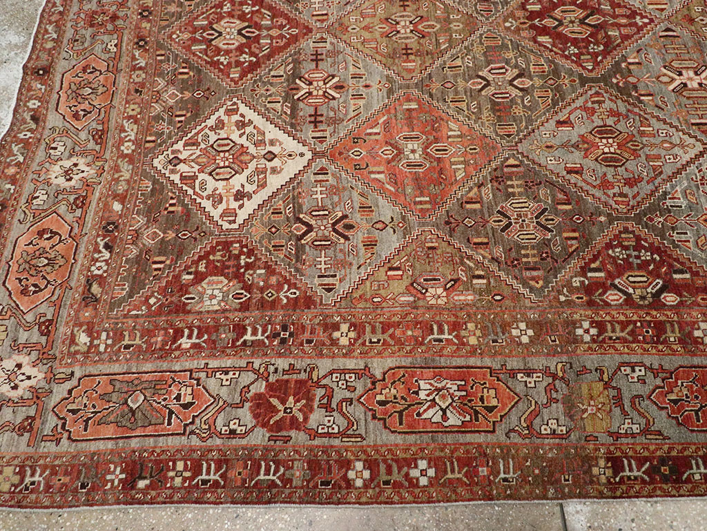 Antique Persian Afshar Carpet, No.23602 - Gss