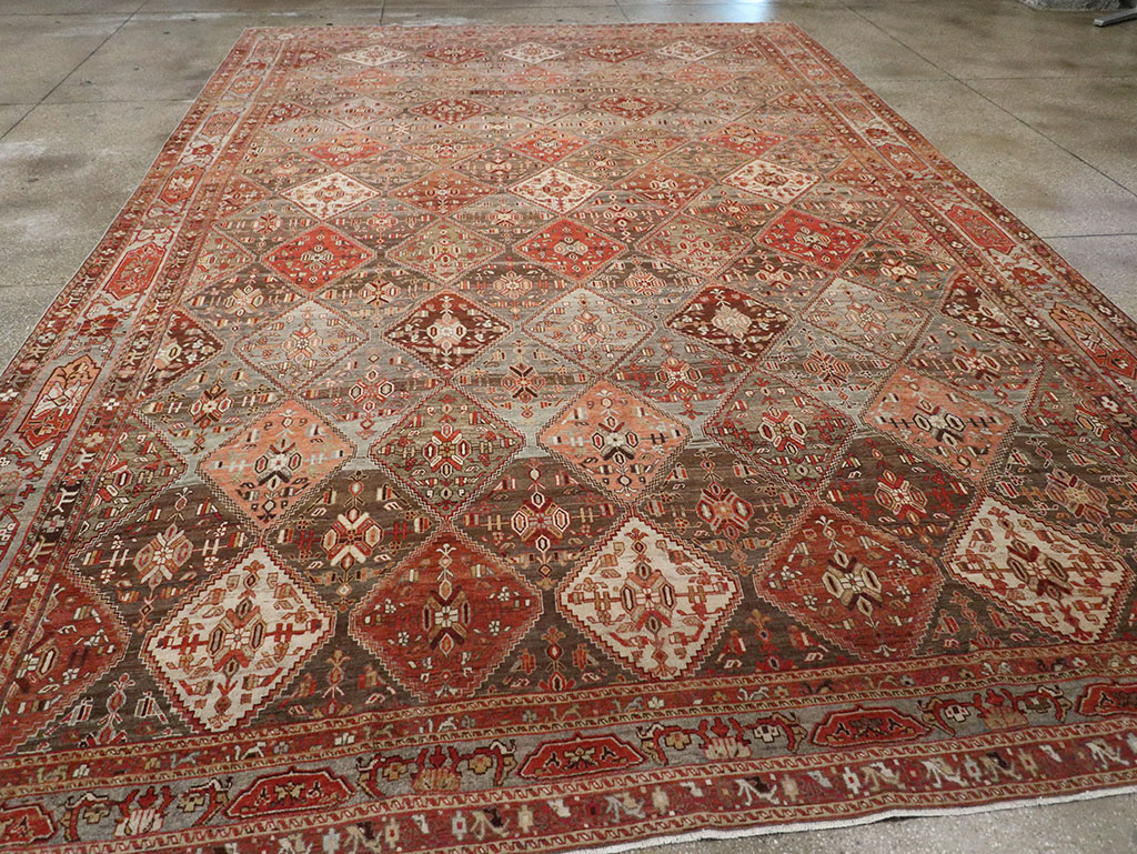Antique Persian Afshar Carpet, No.23602 - Gss