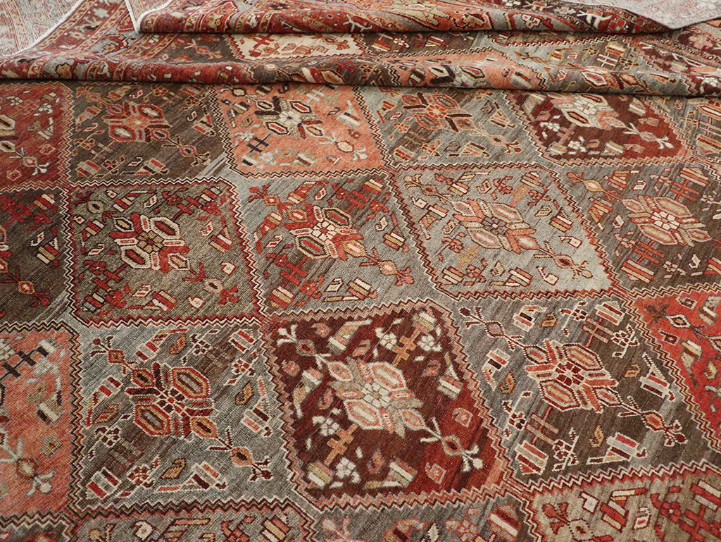 Antique Persian Afshar Carpet, No.23602 - Gss