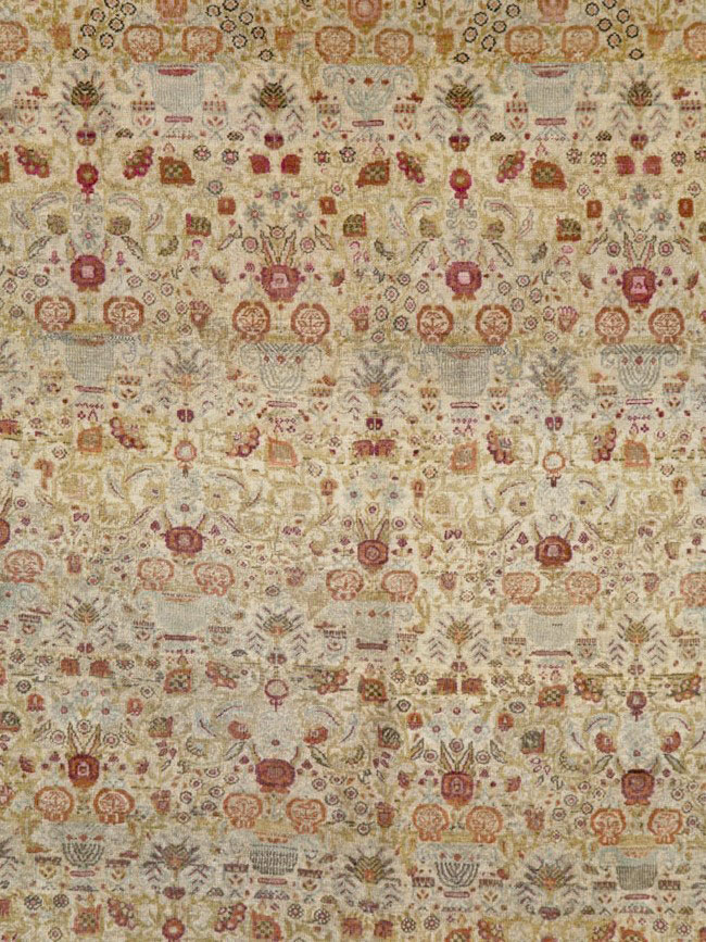 Antique Persian Tabriz Carpet, No.23608 - Gss
