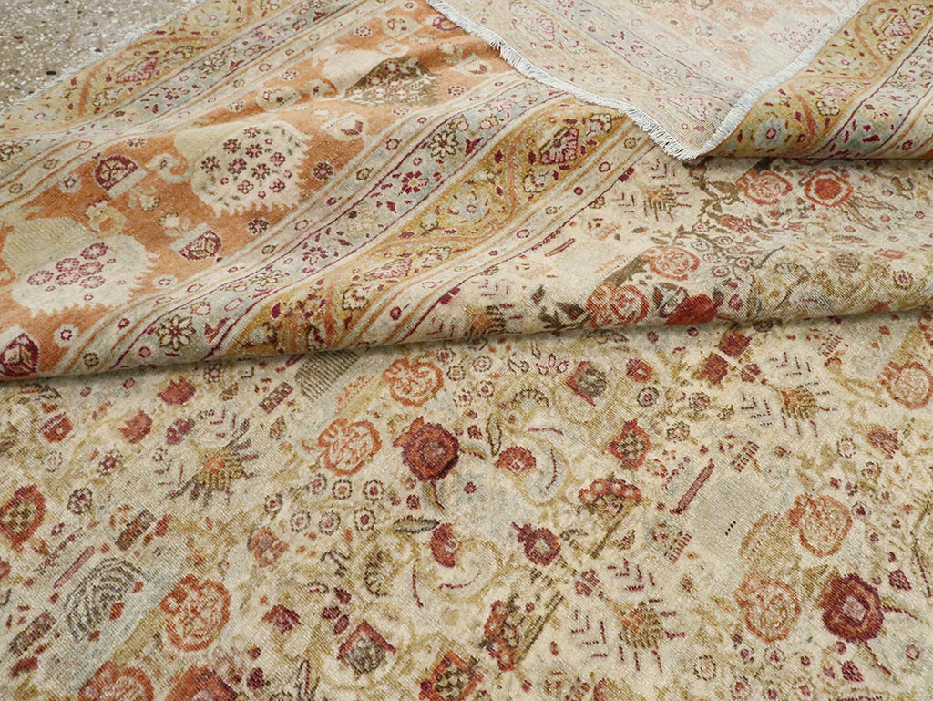 Antique Persian Tabriz Carpet, No.23608 - Gss
