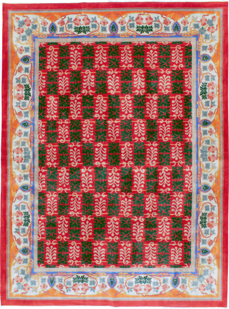 Vintage Chinese Art Deco Carpet, No.23612 - Gss