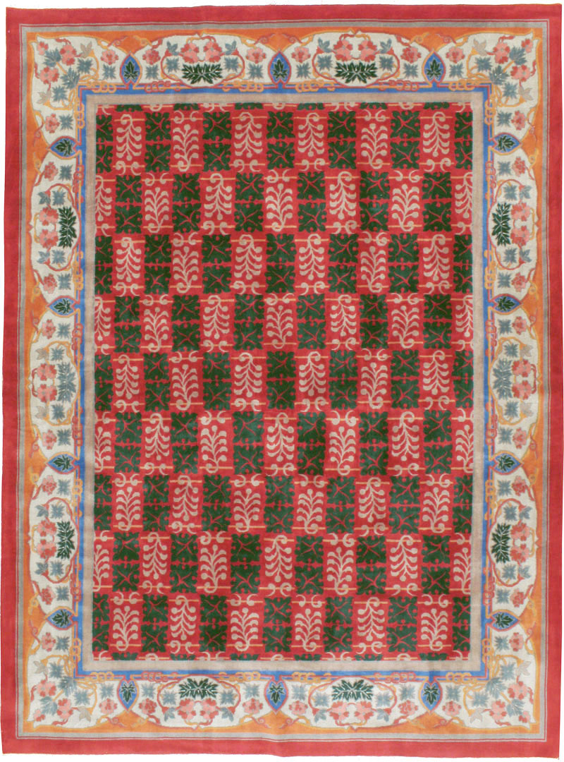 Vintage Chinese Art Deco Carpet, No.23612 - Gss