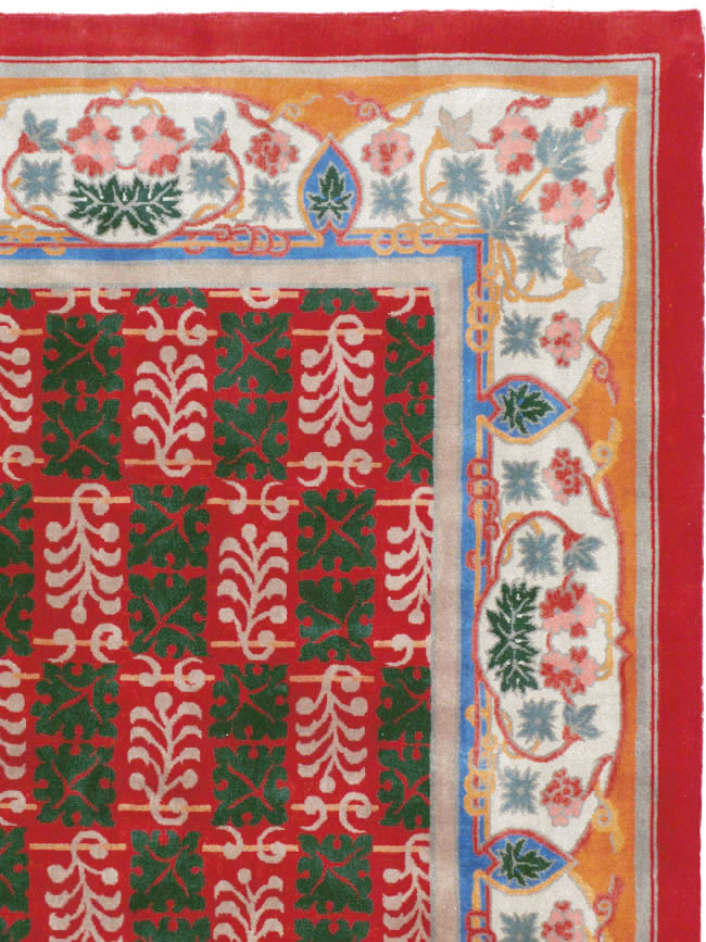 Vintage Chinese Art Deco Carpet, No.23612 - Gss
