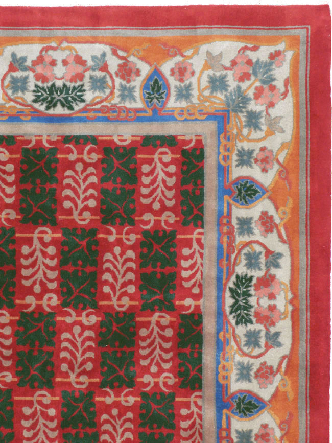 Vintage Chinese Art Deco Carpet, No.23612 - Gss