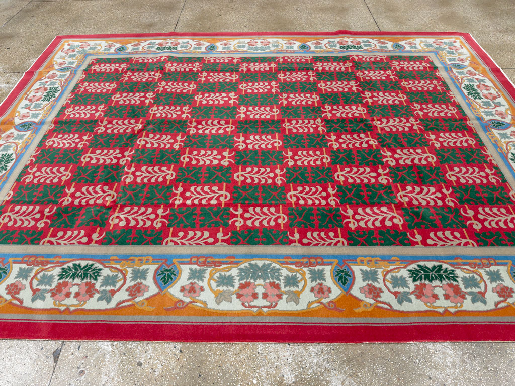 Vintage Chinese Art Deco Carpet, No.23612 - Gss