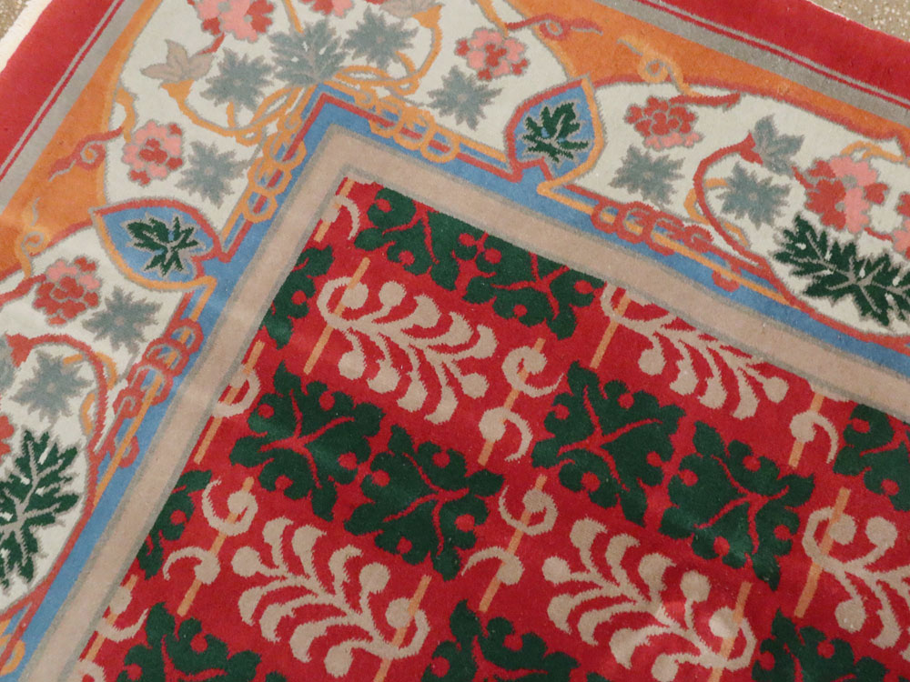 Vintage Chinese Art Deco Carpet, No.23612 - Gss