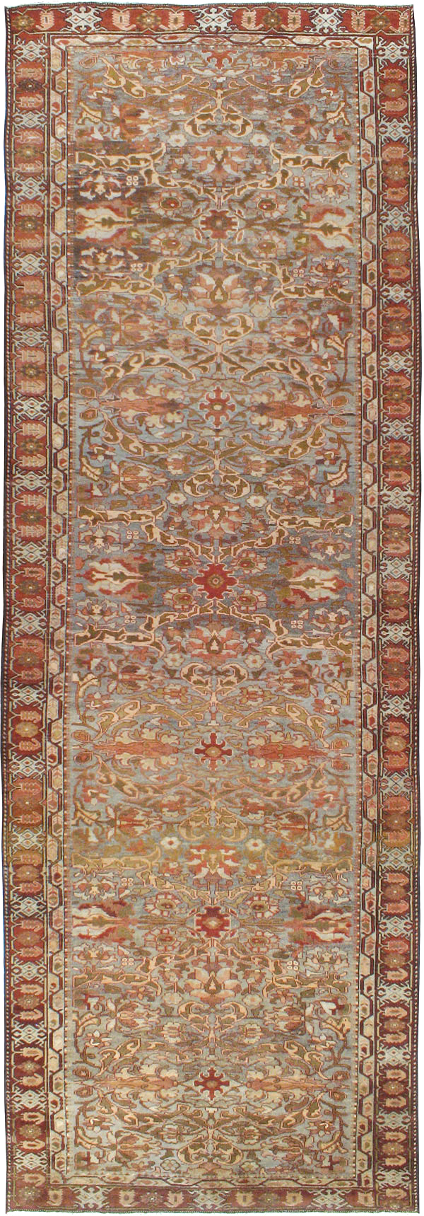 Antique Persian Bakhtiari Gallery Carpet, No.23613 - Gss