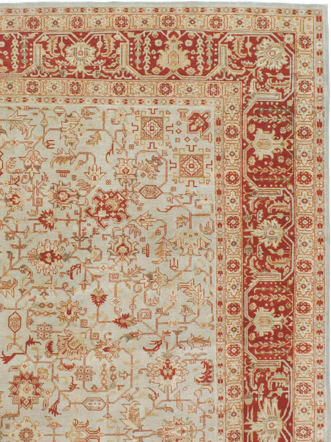 Antique Persian Tabriz Carpet, No.23617 - Gss