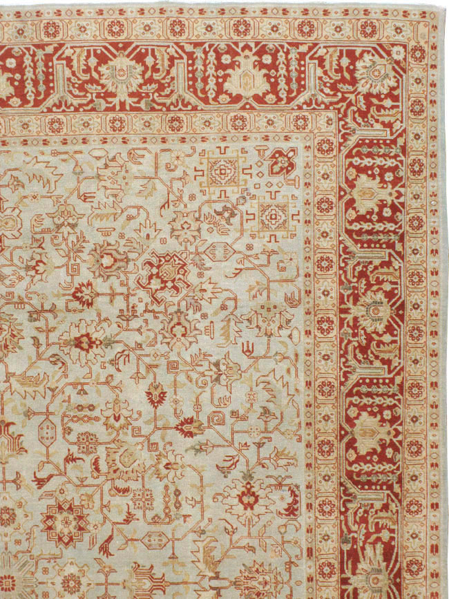 Antique Persian Tabriz Carpet, No.23617 - Gss