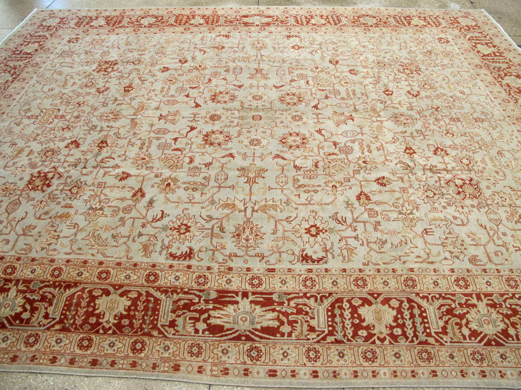Antique Persian Tabriz Carpet, No.23617 - Gss