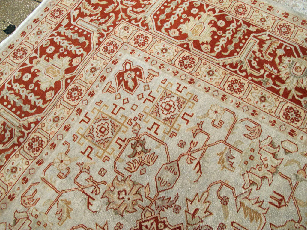 Antique Persian Tabriz Carpet, No.23617 - Gss