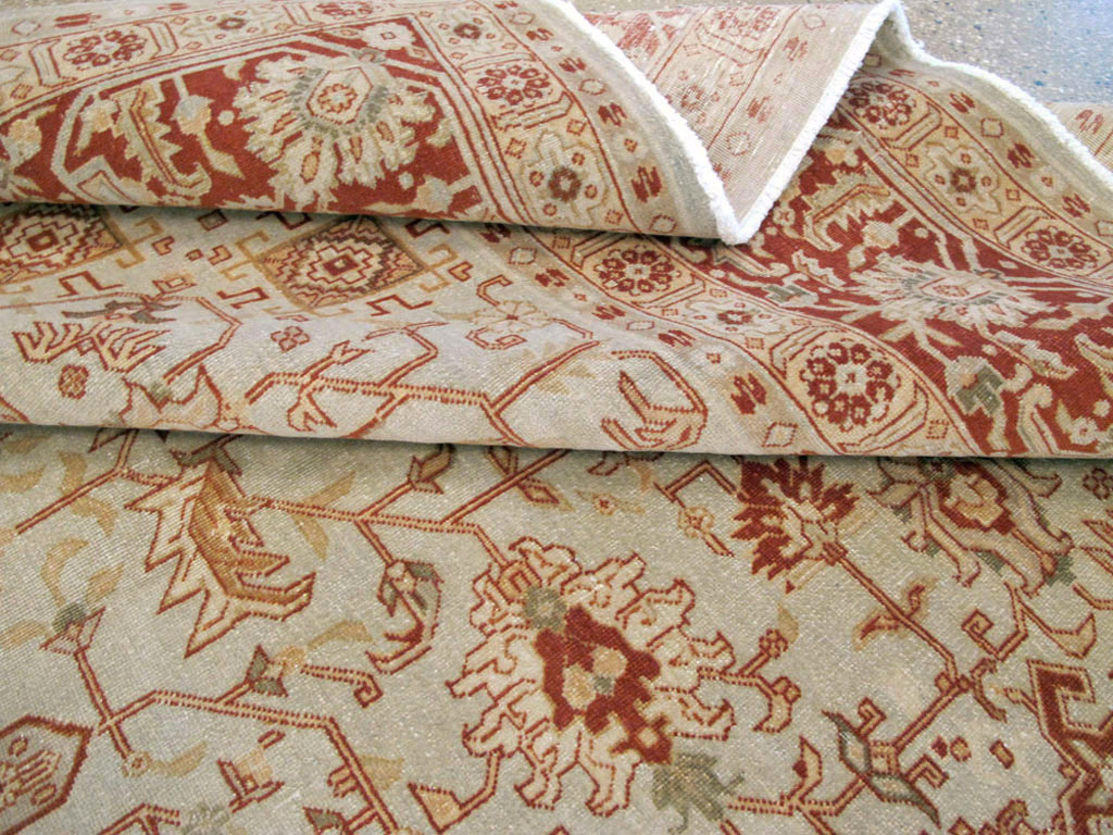 Antique Persian Tabriz Carpet, No.23617 - Gss