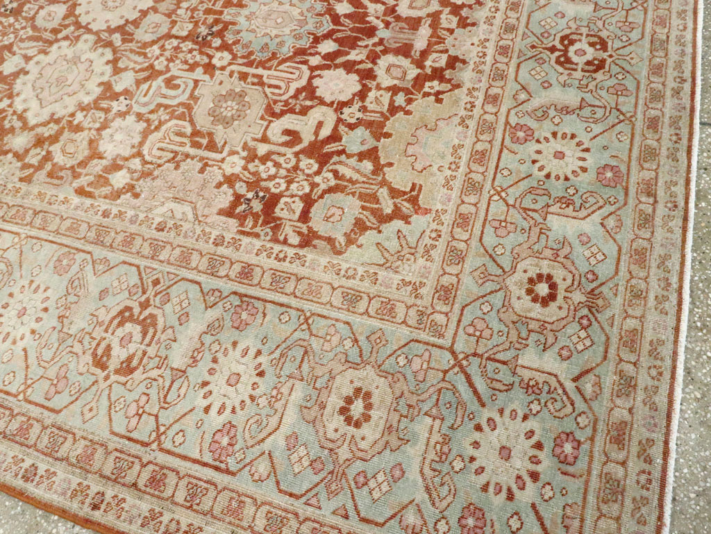 Antique Persian Tabriz Large Room Size Carpet, No.23620 - Gss