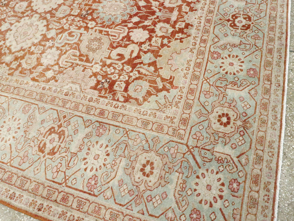 Antique Persian Tabriz Large Room Size Carpet, No.23620 - Gss