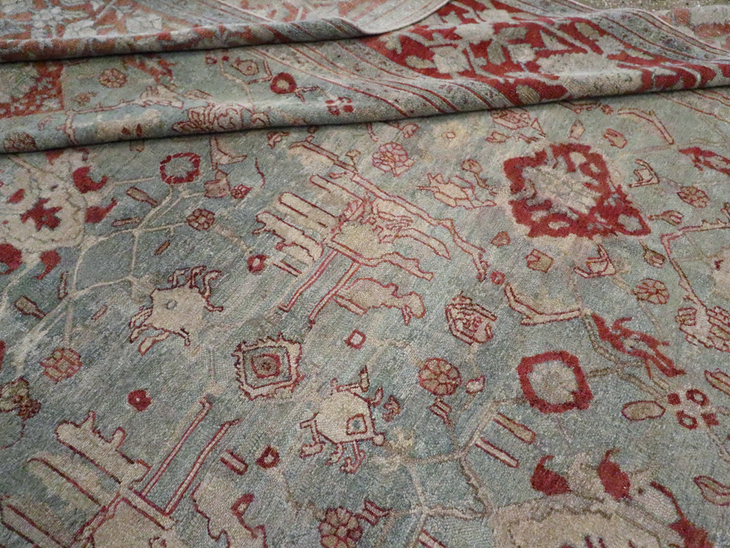 Antique Persian Bibikabad Carpet, No.23623 - Gss