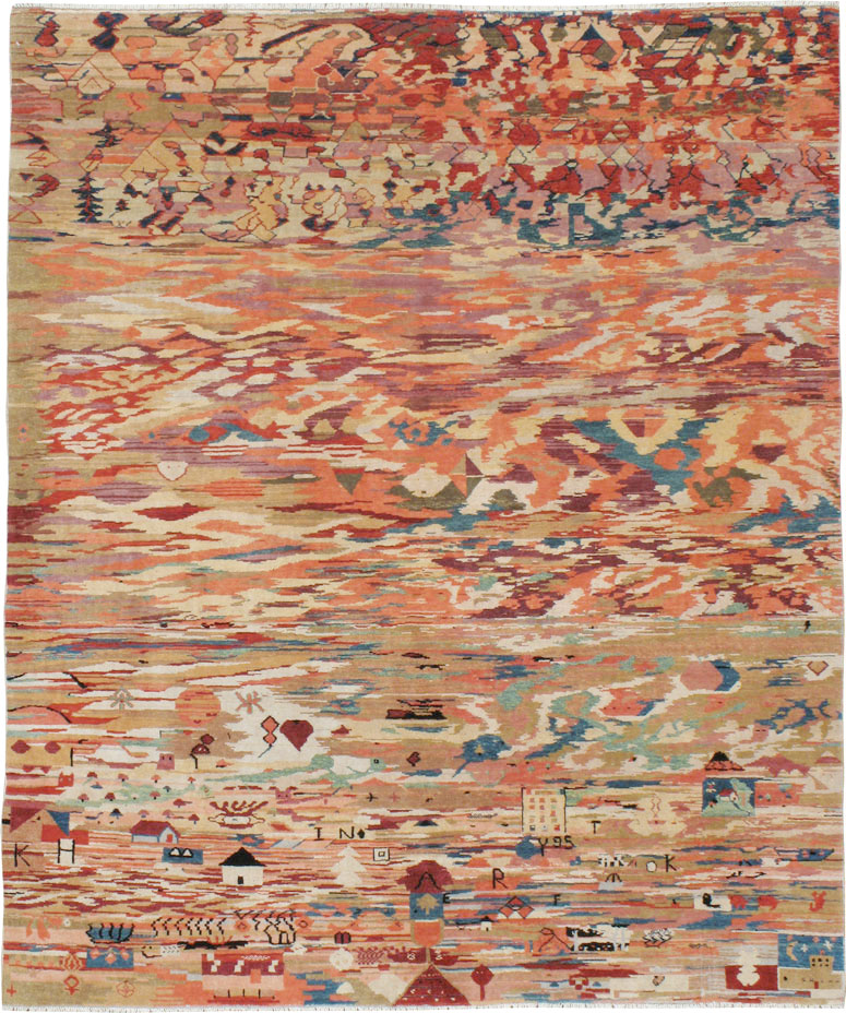 Vintage Turkish Anatolian Accent Rug, No.23629 - Gss