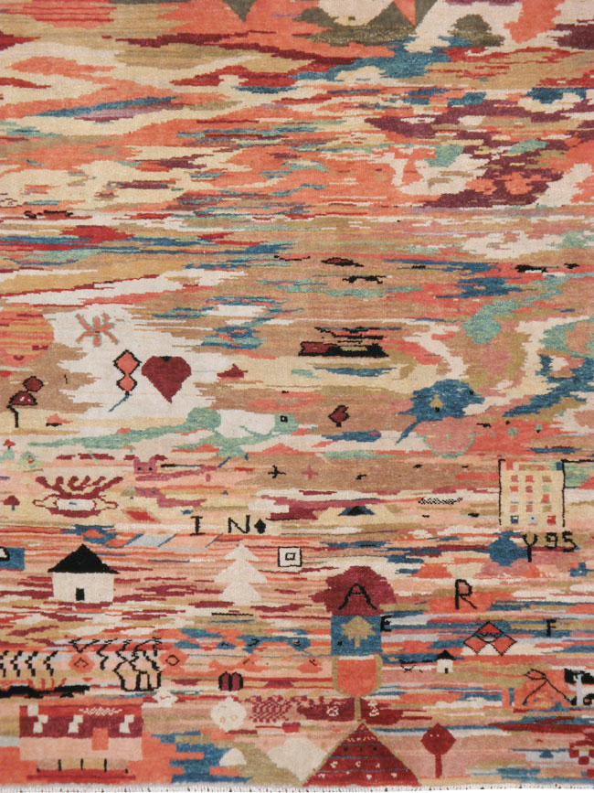 Vintage Turkish Anatolian Accent Rug, No.23629 - Gss