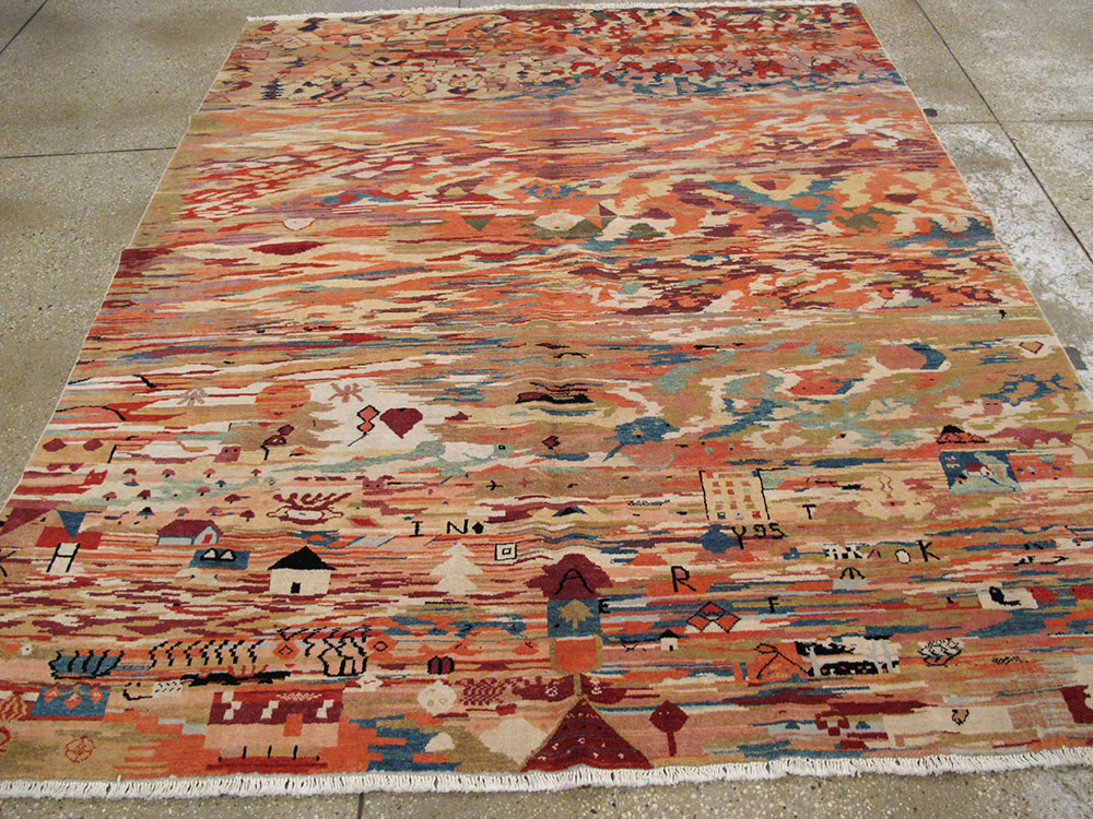 Vintage Turkish Anatolian Accent Rug, No.23629 - Gss
