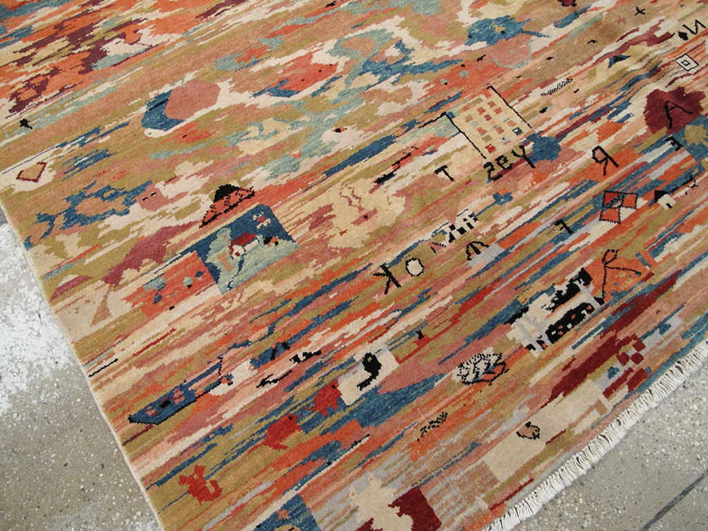 Vintage Turkish Anatolian Accent Rug, No.23629 - Gss