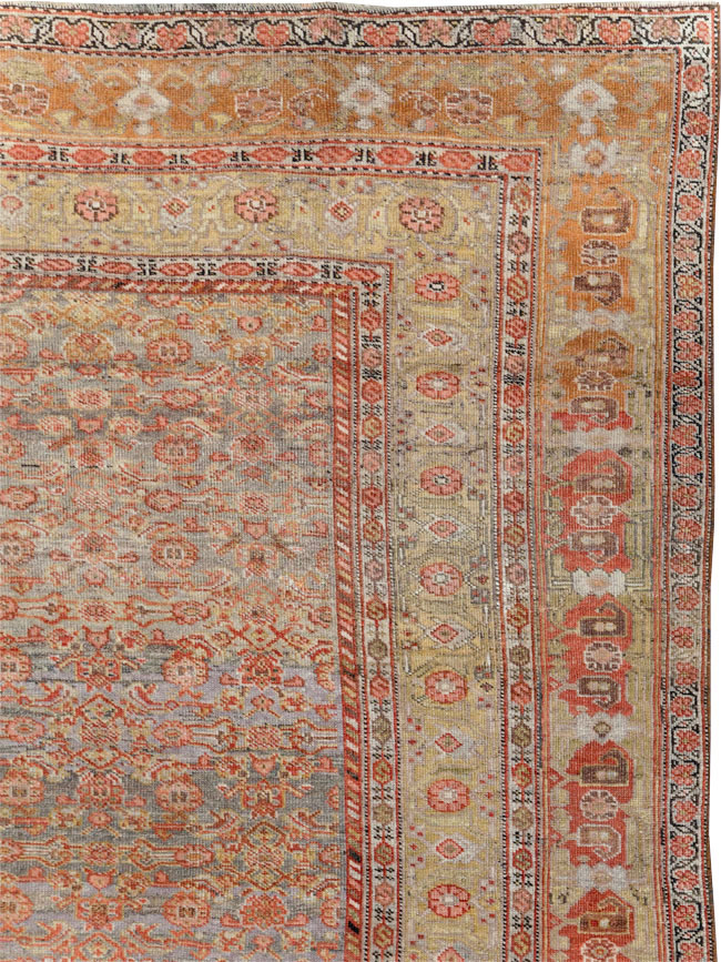 Antique Persian Bidjar Room Size Carpet, No.23633 - Gss