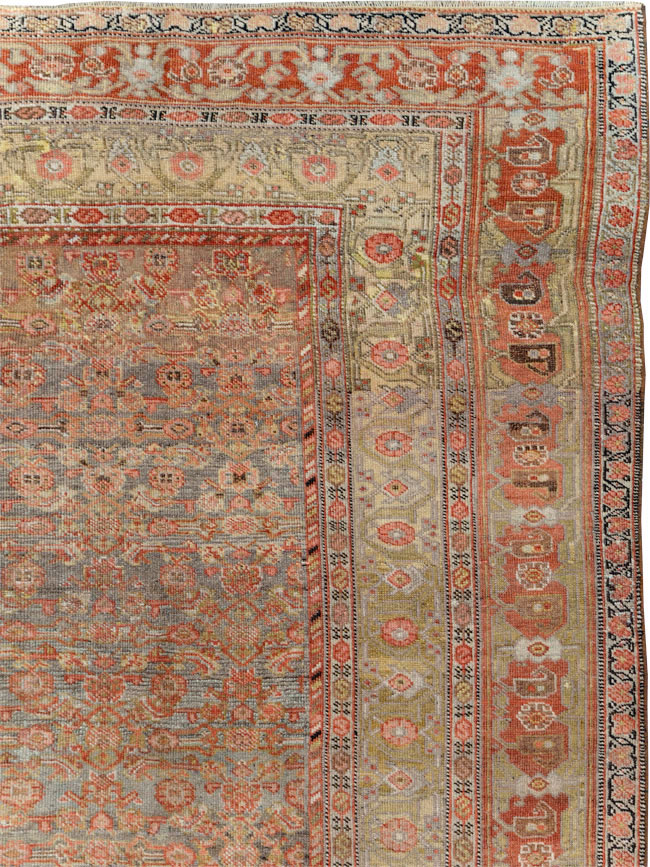 Antique Persian Bidjar Room Size Carpet, No.23633 - Gss