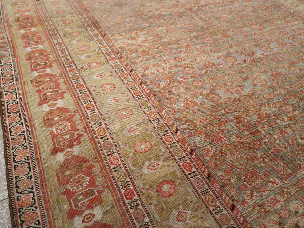 Antique Persian Bidjar Room Size Carpet, No.23633 - Gss