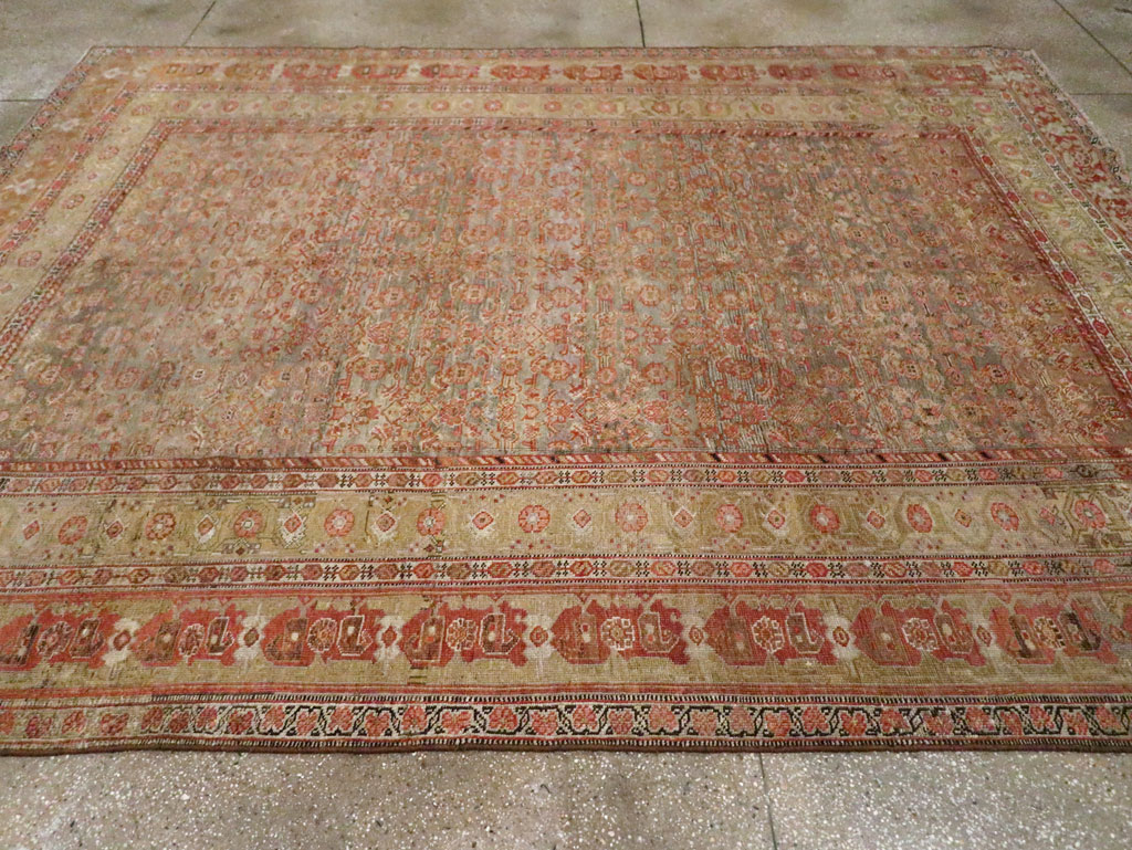 Antique Persian Bidjar Room Size Carpet, No.23633 - Gss