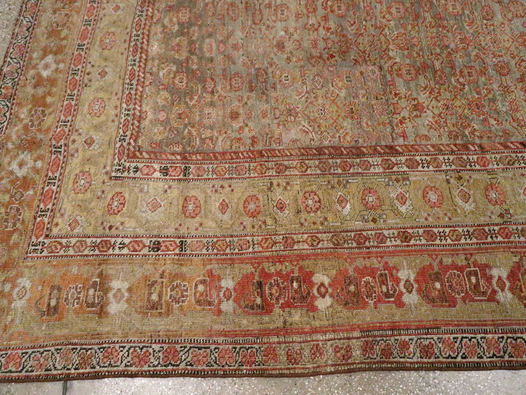 Antique Persian Bidjar Room Size Carpet, No.23633 - Gss