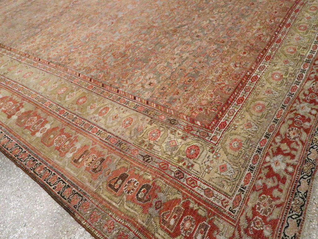 Antique Persian Bidjar Room Size Carpet, No.23633 - Gss