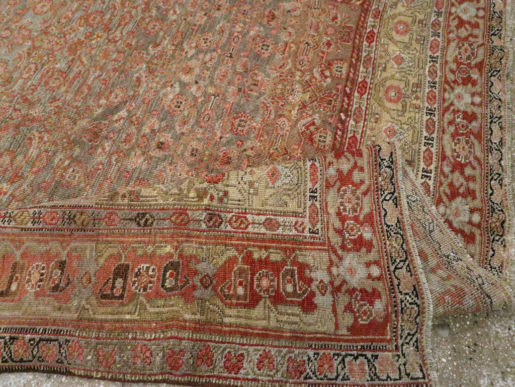 Antique Persian Bidjar Room Size Carpet, No.23633 - Gss