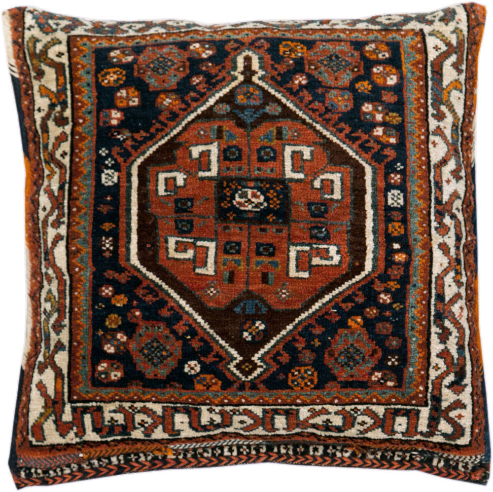 Antique Persian Northwest Bag Face Pillow, No.23640 - Gss