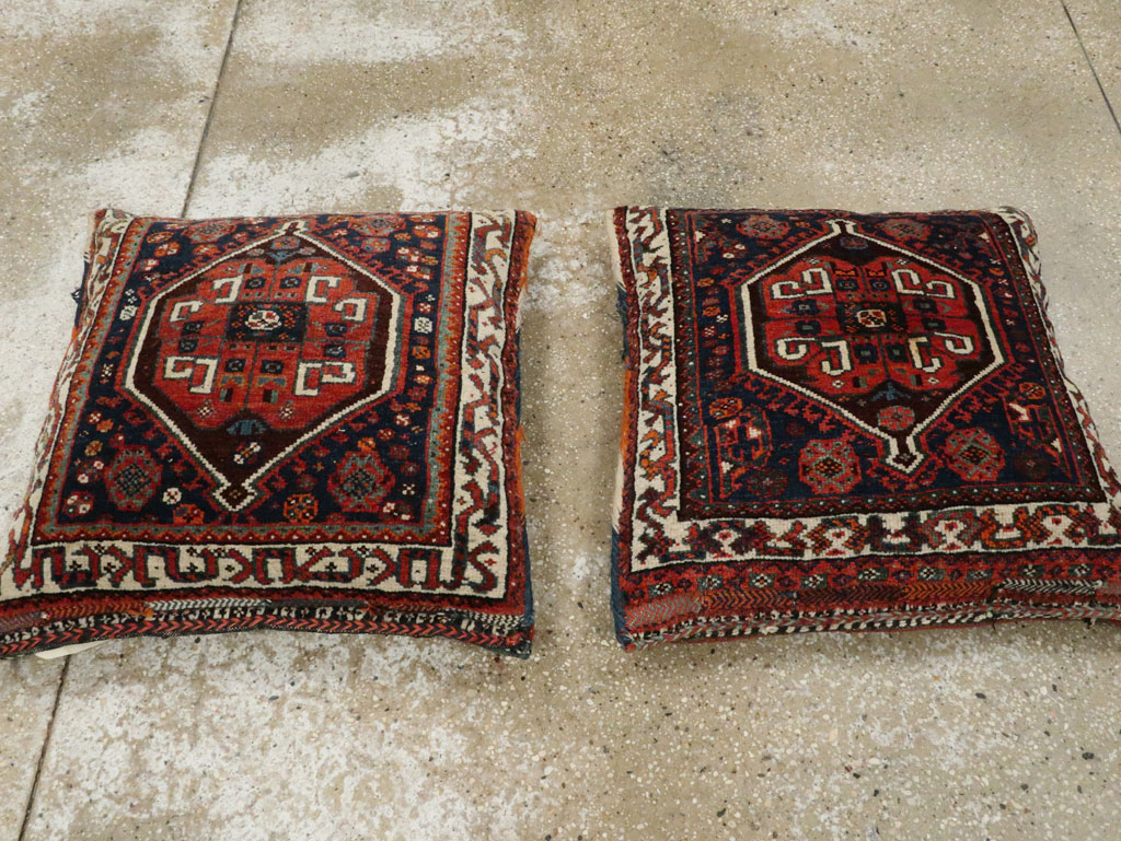 Antique Persian Northwest Bag Face Pillow, No.23640 - Gss