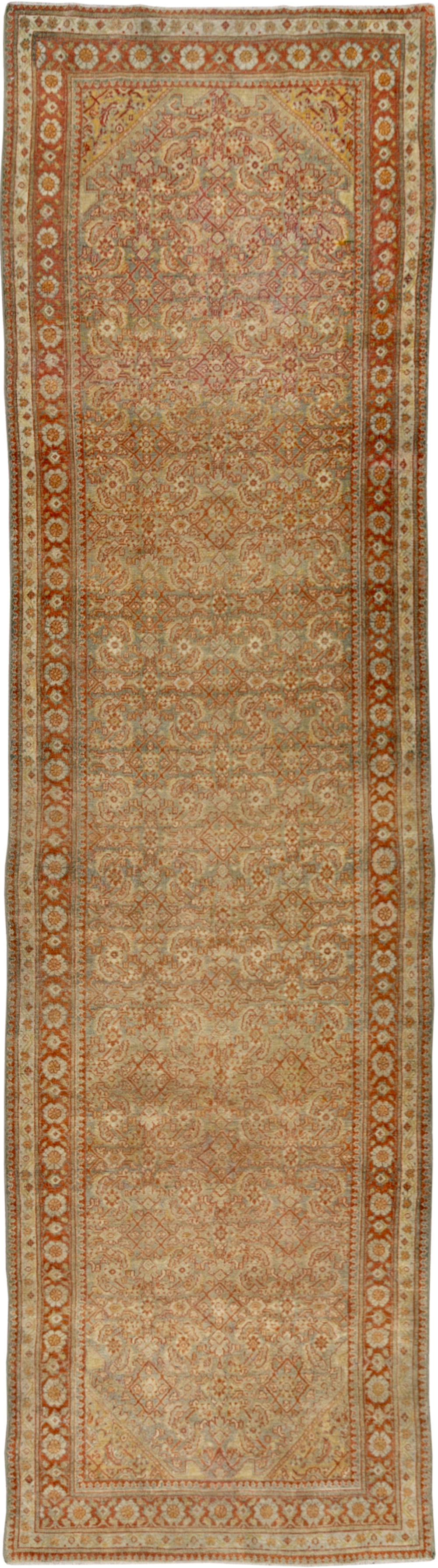 Antique Persian Malayer Runner, No.23646 - Gss