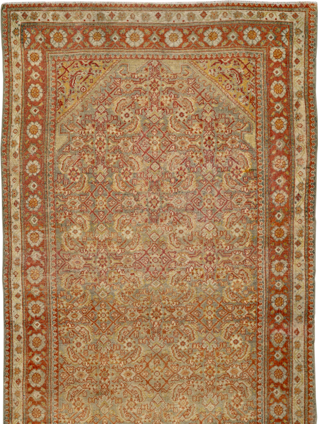 Antique Persian Malayer Runner, No.23646 - Gss