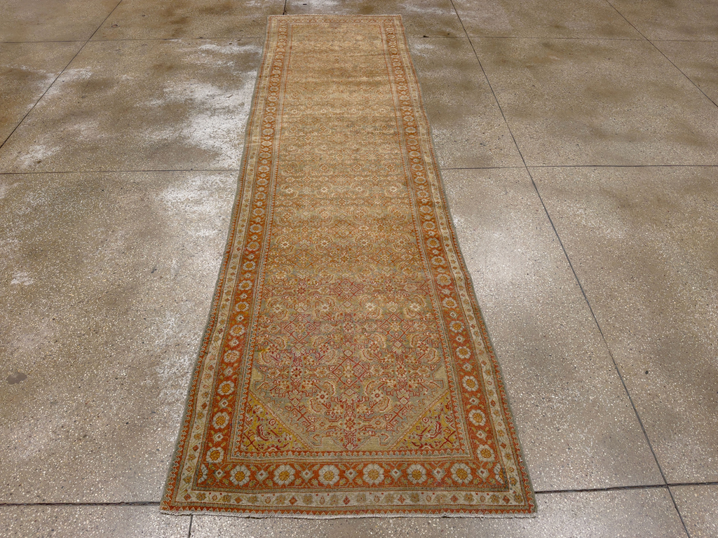 Antique Persian Malayer Runner, No.23646 - Gss
