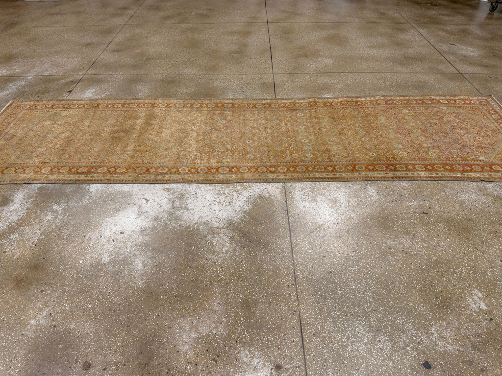 Antique Persian Malayer Runner, No.23646 - Gss