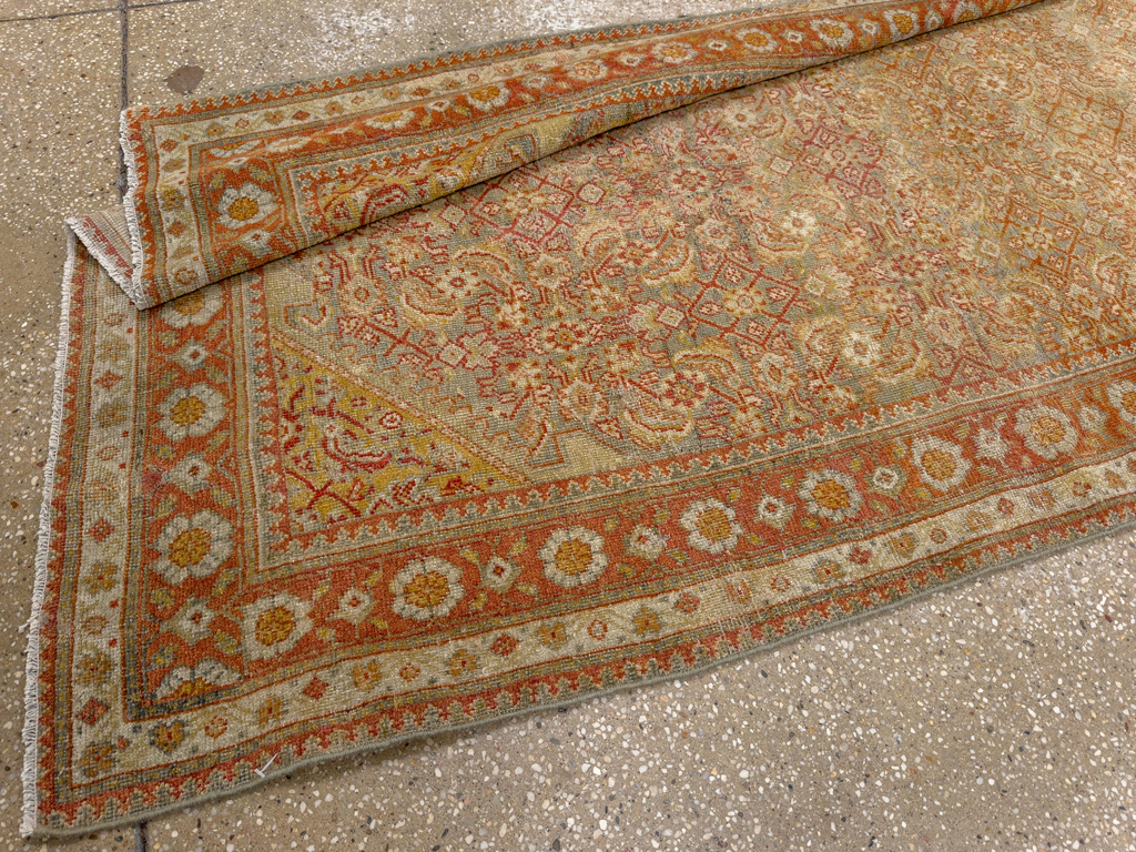 Antique Persian Malayer Runner, No.23646 - Gss
