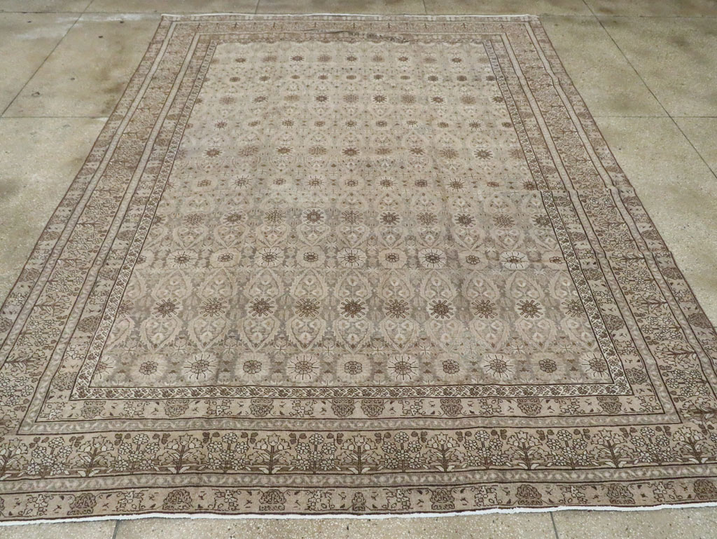 Antique Persian Tabriz Carpet, No.23647 - Gss