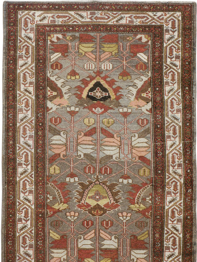 Vintage Persian Malayer Runner, No.23648 - Gss