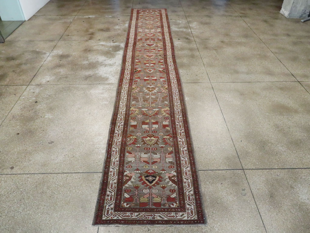 Vintage Persian Malayer Runner, No.23648 - Gss