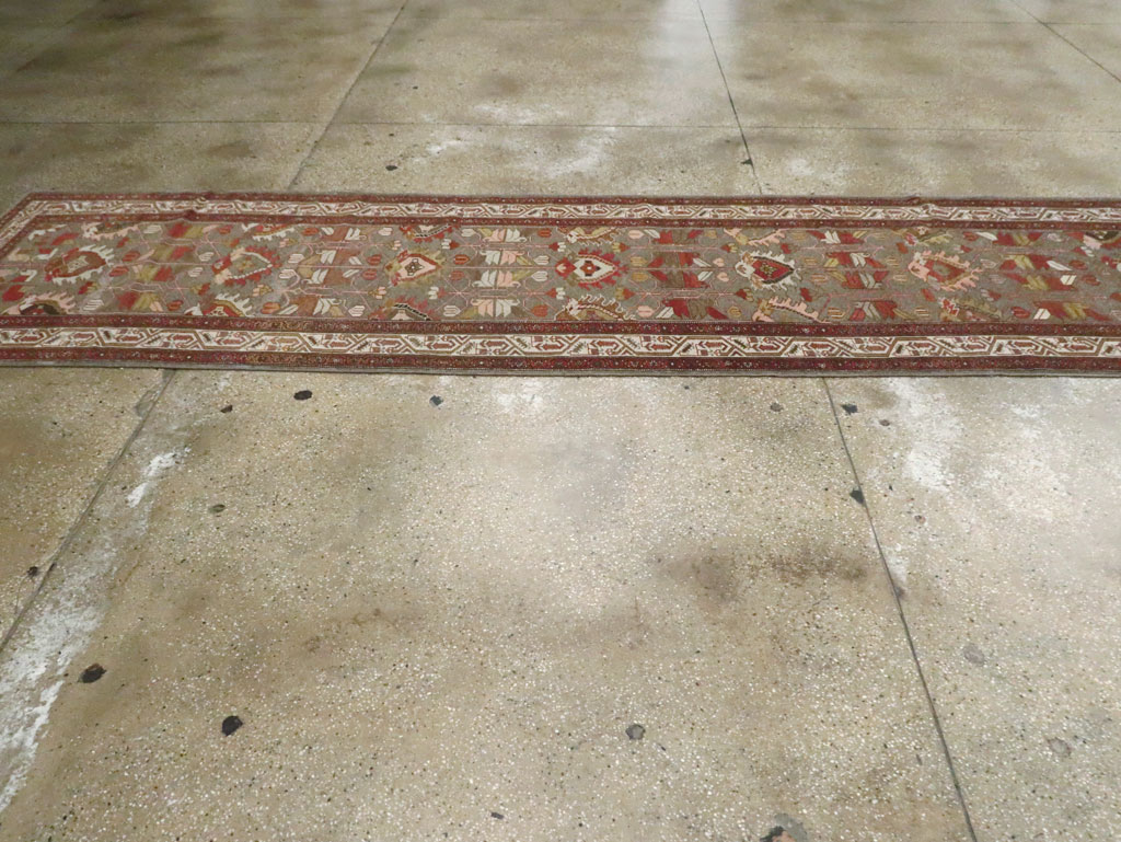 Vintage Persian Malayer Runner, No.23648 - Gss