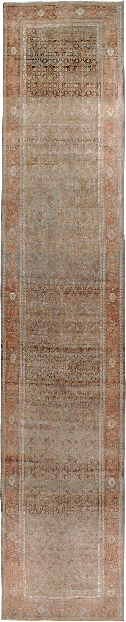 Antique Persian Senneh Malayer Runner, No.23651 - Gss